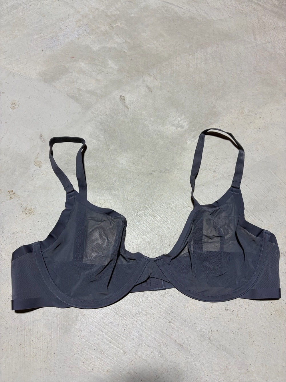 Cuup Sheer Underwire Bra plunge 36C